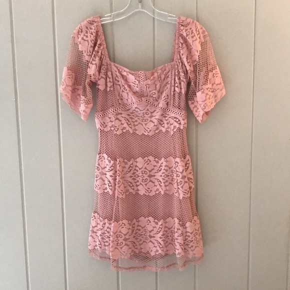 Free People Be My Baby Lace Mini Dress - Picture 10 of 11